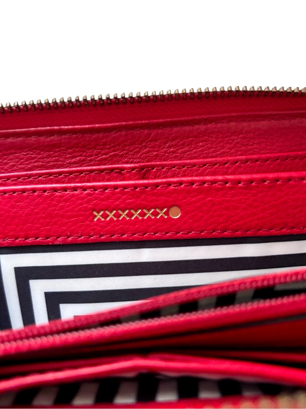 KATE SPADE SATURDAY Red Leather Wallet Vintage - Picture 7 of 7